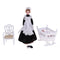 1/12 Dollhouse Miniature Baby Room Furniture Kit Cradle Baby-Sister Figures