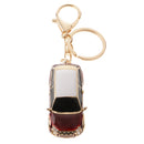 Fashionable Creative Zinc Alloy Car Keychain Keyring Keyfob Women Handbag Purse Hanging Decor ornaments Gifts Red