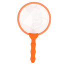 24cm Plastic Butterfly Fish Catching Net Sweep Net, Kids Outdoor Playing Toy - Orange