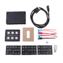 Boat 6 Gang Touch Screen Switch Panel LED Switch With Circuit Control Box