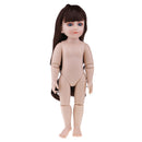 Beautiful 45cm DIY Nude Jointed Dolls for SD BJD Girl Doll Ball Jointed Dolls