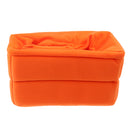 Portable Carrying Bag DSLR Camera Partition Padded Bag Travel Case for Nikon Sony Orange