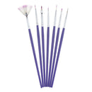 7 Pieces Professional Light Therapy Pen Gel Nail Brush Nail Art Painting Brushes Pen Set