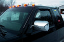 5x Smoked Amber LED Cab Roof Marker Running Lights Lamps with Wiring Kit