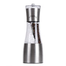 2 In 1 Household Spice Sauce Bottle Salt Pepper Grinder Stainless Steel Hand Mill Grinder