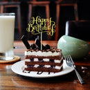 20pcs New Glitter Paper Happy Birthday Letters Cake Topper Cake Decor Tool