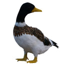 Home Artificial Duck Turning Back Fur Drake Imitation Animal Garden Decor