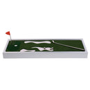 Mini Novelty Table Top Golf Game Board Game Golf Putting Green with Putter Ball Flag Set Toy Gift Men Women Fun Entertainment
