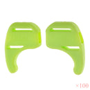 100 Pairs Comfortable Soft Silicone Anti Slip Eye Glasses Ear Hooks Grip Holder Kids Children Sports Accessory Green