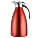 Double Wall Design Non-Toxic Stainless Steel 1.5L Capacity Double Vacuum Insulation Thermal Coffee Carafe Home Water Pot Red