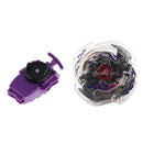Metal Fusion 4D Rapidity Fight Master Burst Starter Spinning Top String Launcher Set Toy - Deathscyther Oval Accel B-12