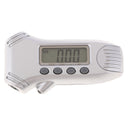 Digital Tire Pressure Gauge 100 PSI 4 Settings Car Truck Bicycle Backlit LCD Non-Slip Grip, Silver (1 Pack)