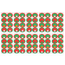 Pack of 80/10 Sheets Christmas Badge Sticker Envelope Seal Gift Wrapping Stickers