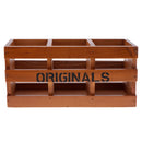 Remote Control Storage Rack Box Wooden Desktop Table Rack Home Office