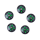 5pcs 15mm Mini Button Compass for Camping Hiking Learning