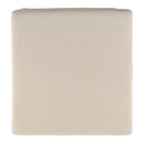 Comfortable Breathable Linen High Rebound Memory Foam Chair Back Seat Cushion Beige 40*39*4 cm