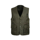 Men Reversible Casual Safari Vest Multi Pockets Waistcoat Fishing Hiking Jacket Travelling Accessory XL Army Green