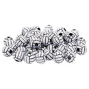 50 Piece Volleyball Round Acrylic Loose Spacer Large Hole Beads Accessories Findings for Jewelry Making Crafts 12mm