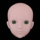 Beautiful Female Green Eyes No Makeup Head for 1/6 BJD OB Doll DIY Making Body Parts