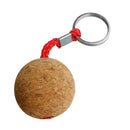 Lightweight 3.5cm Floating Cork Keyring, Floatable Water Buoyant Key Ring, Marine Sailing Kayaking Boat Float Key Chain