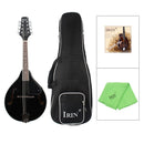 IRIN 8 String Mandolin with Gig Bag Strings Cleaning Cloth for Beginner Music Lover