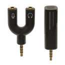 Mini 3.5mm Unidirectional Audio Professional Condenser R1 Microphone Windscreen Adapter Set FOR Samsung iPhone Smartphones