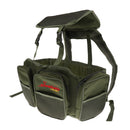 Fishing Seat Box Backpack Fishing Camping Tackle Bag Seat Box Bag Army Green