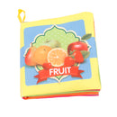 Colorful Baby Kids Cloth Cognize Book- Furit