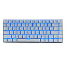 Backlit LED Wired Gaming Keyboard / Mechanical Feeling Keyboard USB Wired Illuminated Computer Keyboard for PC Games Office White