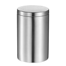 Round Sealed Cigarette Storage Jar Coffee Sugar Tea Canister Stainless Steel