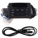 Motorcycle Bike Audio Sound System Waterproof Security Alarm FM Radio Stereo Amplifier