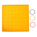 Plastic Nail Plate Boards Puzzle Game Mathematics Nailboard For Kids Math Geometry Toy Gifts Yellow