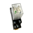 HH52P DIN Rail 24VDC Coil 2PDT 8P General Purpose Power Relay W PYF08A Base