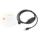Set Of USB Programming Cable Cord With CD Driver Compatible FOR Motorola XTL5000 XTL2500 XTL1500 PM1500 XPR4500 4550 4580 4300 4650
