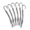 6Pcs/Lot Tibetan Silver Alloy Mermaid Bookmarks Book Label Jewelry Findings