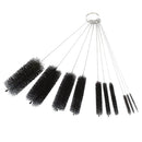 10pcs Bottle Brushes Coffee Machines Pipes Tubes Nylon Cleaning Brush Set