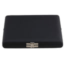 Wooden Oboe Reed Case Holder Box for 12 Oboe Reeds PU Leather Cover Black