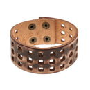 Fashion Punk Wide Casual Bangle Woven PU Leather Bracelets Jewelry for Men