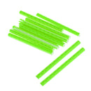 ABS Tube Bike Bicycle Crisscrossed Slot Structure Reflective Spokes PACK OF 12PCS Green