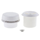 12V White Yacht RV Ceiling Exhaust Fan 60CFM Quiet Sound Air Ventilation