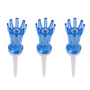 Set of 3 Durable Plastic Golf Ball Tees Claw Tee Golfer Training Tool 68mm/2.7" - Random Color