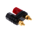 Terminal Binding Post with 4mm Banana socket for Amplifier Instrument Power Supply Panel Munt Connector