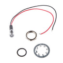 12mm 12V LED Pilot Dash Panel Indicator Light White