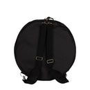 Black 14" Snare Drum Kit Bag with Portable Shoulder Straps & Side Pocket