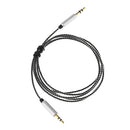 Upgrade Extension Cable Lead for AKG Y40 Y45 Y50 Y55 On-Ear Headphones Tangle-Free Premium Earpiece Replacement Audio Cord (3.5mm Male to 2.5mm Male) 1.2m Black