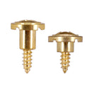 2 Pieces Golden Guitar Round String Tree Retainer with Screws Set for Fender Strat ST Electric Guitar Parts