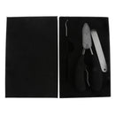 3 Pieces Stainless Steel Nails Manicure Clipper Scissors Plier Dead Skin Removal Tool File Rasp with Case