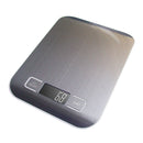 Transducer Digital Weight Touch Sensitive Kitchen Food Scale With Multi-Function Back-Lit LCD Display, Stainless Steel, 5kg Capacity