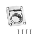 304 Stainless Steel Marine Boat Small Ring Handle Flush Hatch Locker