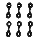 6 Pieces Durable Strong Nylon Kayak Canoe Fishing Boat Dinghy Pad Eye Deck Loop Tie Down Shock Cord Hardware Replacement